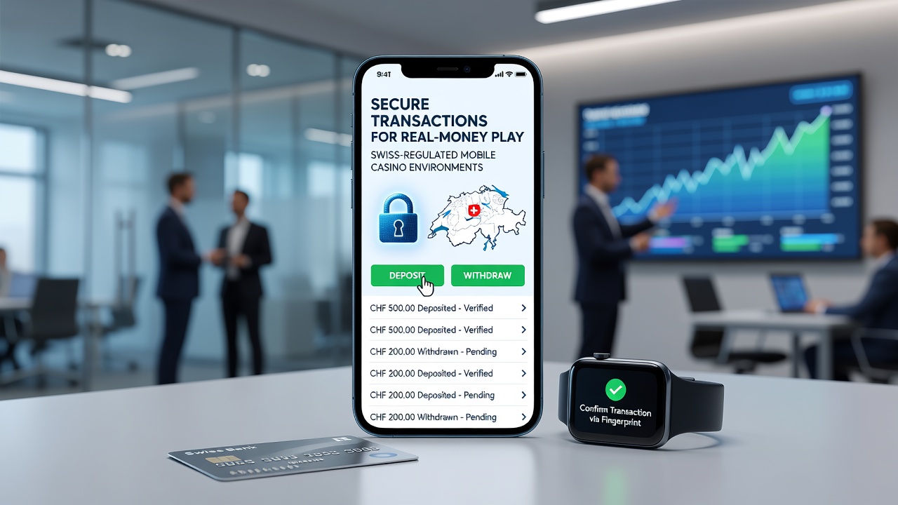 Mobile device showing multi-factor authentication step during a secure casino withdrawal process